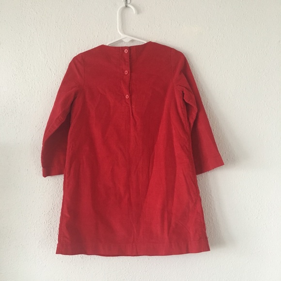 GAP red corduroy dress - Picture 2 of 4